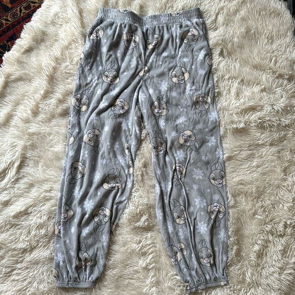 Disney Bambi Thumper Long Sleeve Top & Pants Pajama Set Lounge Size small 4-6 - Picture 5 of 9